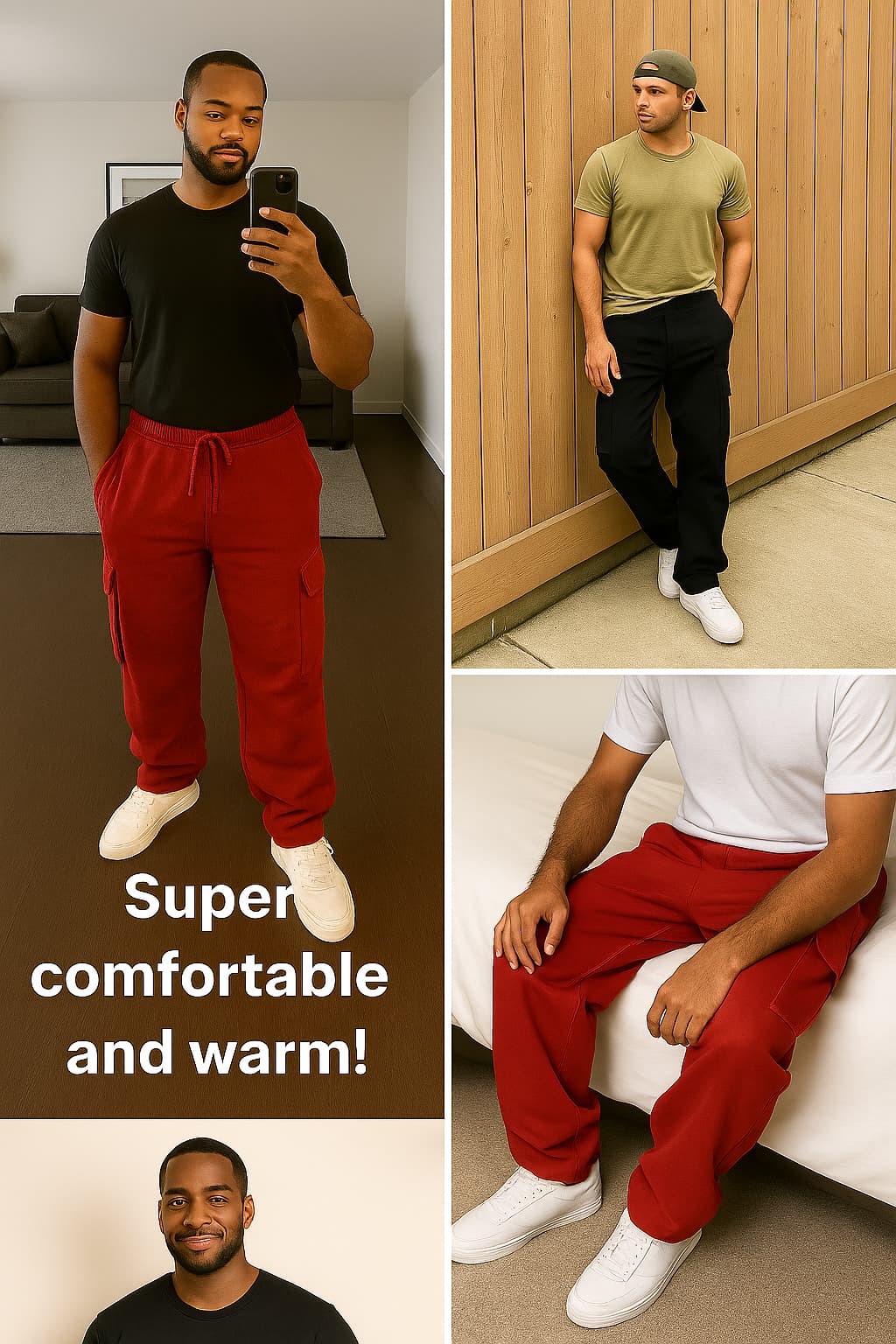 Velavora|Men’s Fit Cargo Joggers