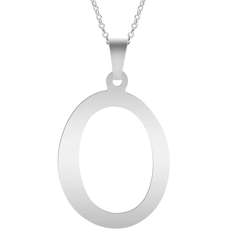Velavora™ Minimalistische Initialenketting – A–Z Roestvrij Staal