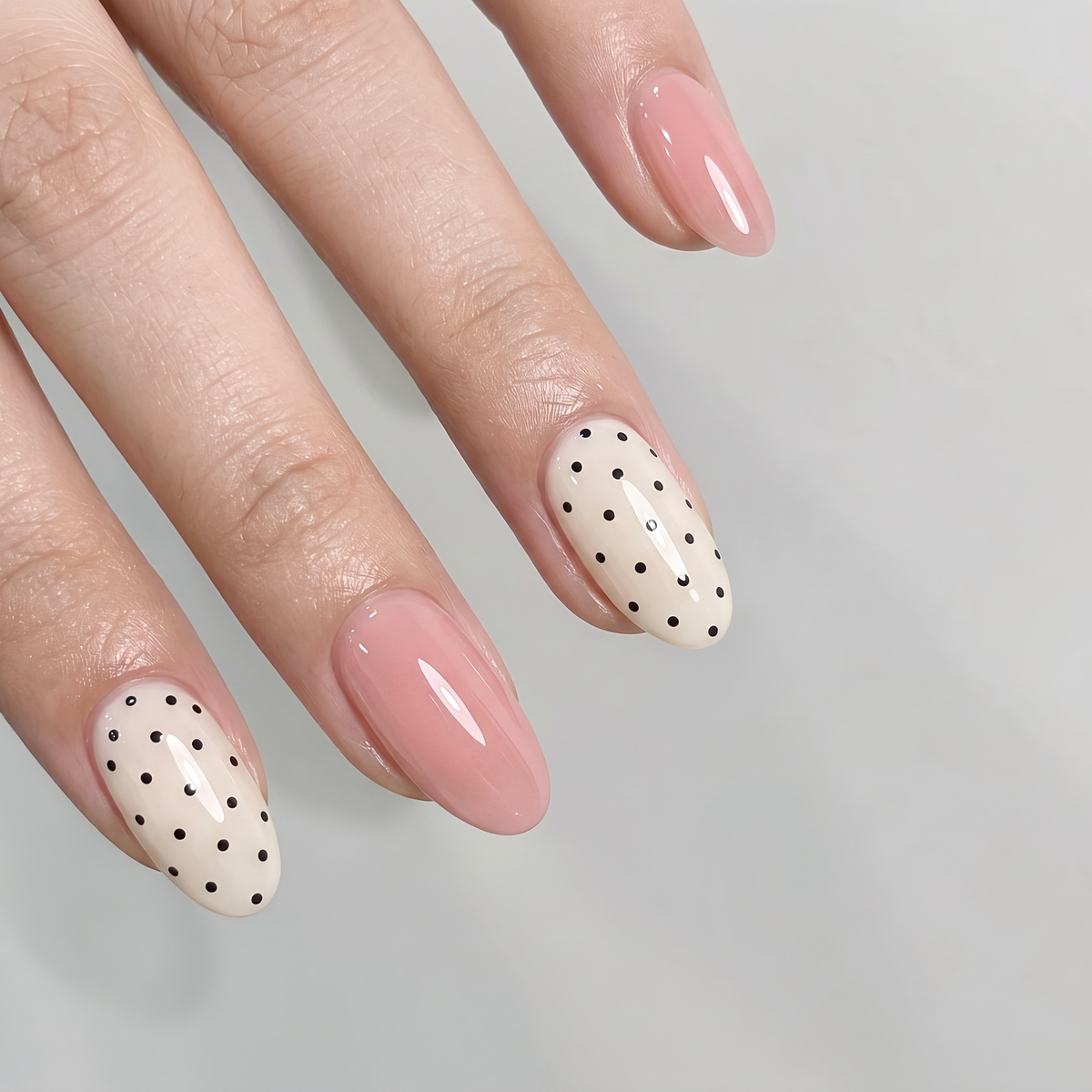 Blush Polka Dot