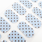 Baby Blue Polka