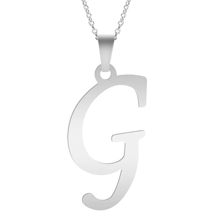 Velavora™ Minimalistische Initialenketting – A–Z Roestvrij Staal