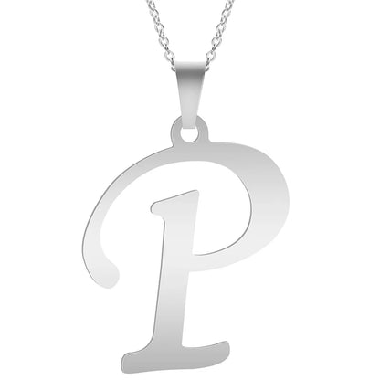 Velavora™ Minimalistische Initialenketting – A–Z Roestvrij Staal