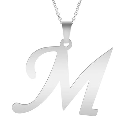 Velavora™ Minimalistische Initialenketting – A–Z Roestvrij Staal