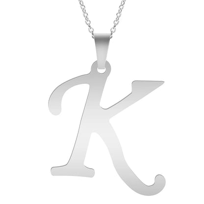 Velavora™ Minimalistische Initialenketting – A–Z Roestvrij Staal