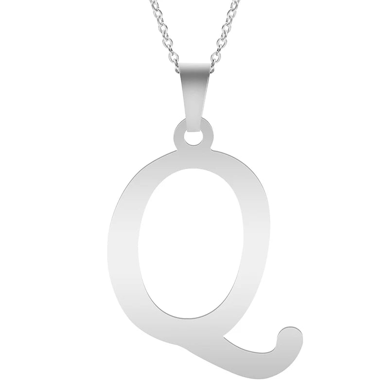 Velavora™ Minimalistische Initialenketting – A–Z Roestvrij Staal
