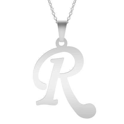 Velavora™ Minimalistische Initialenketting – A–Z Roestvrij Staal