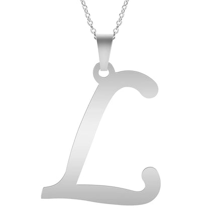 Velavora™ Minimalistische Initialenketting – A–Z Roestvrij Staal