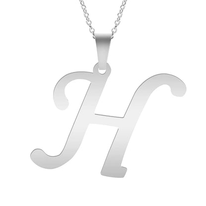 Velavora™ Minimalistische Initialenketting – A–Z Roestvrij Staal