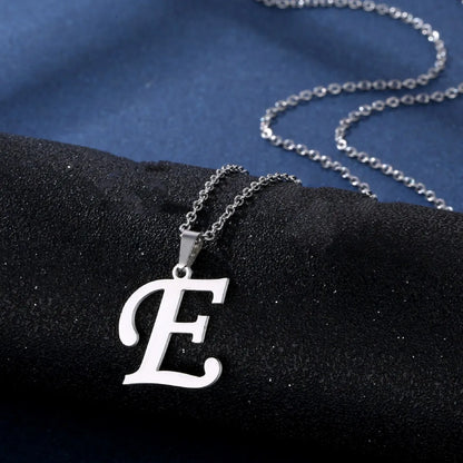 Velavora™ Minimalistische Initialenketting – A–Z Roestvrij Staal