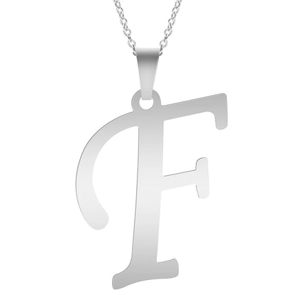 Velavora™ Minimalistische Initialenketting – A–Z Roestvrij Staal